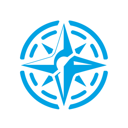 Compass Star Logo #00a3e4