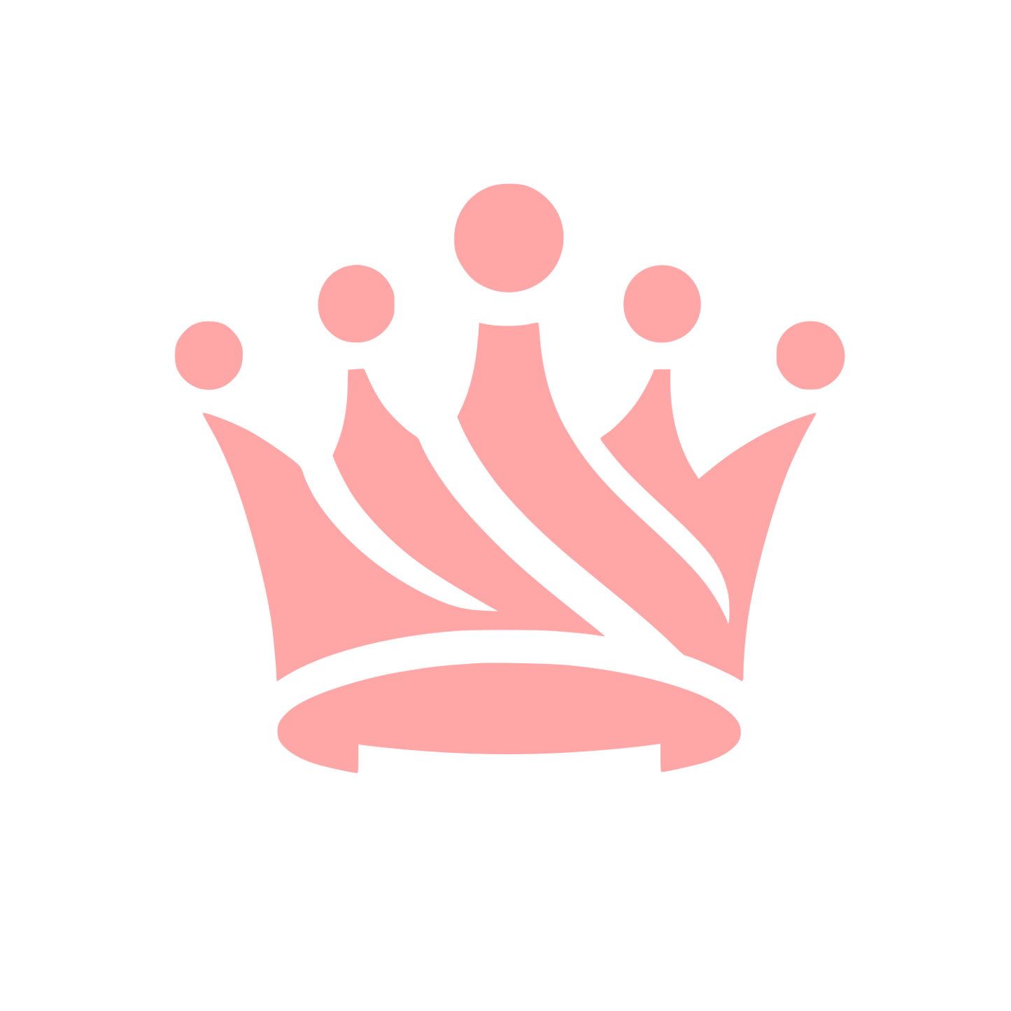 Crown Logo #ffa6a6