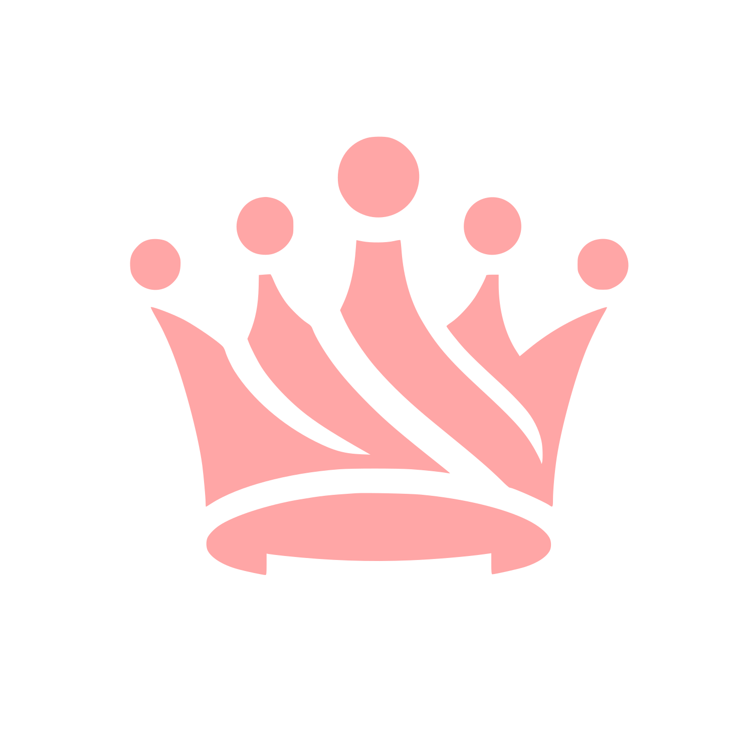 Crown Logo #ffa6a6