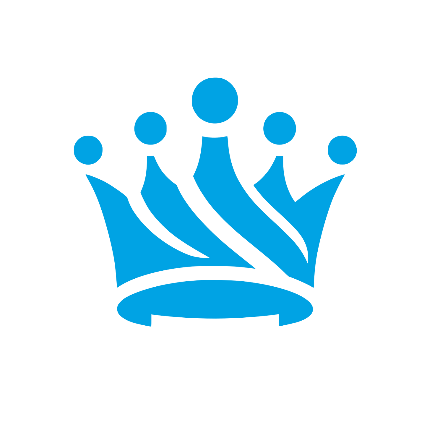 Crown Logo #00a3e4