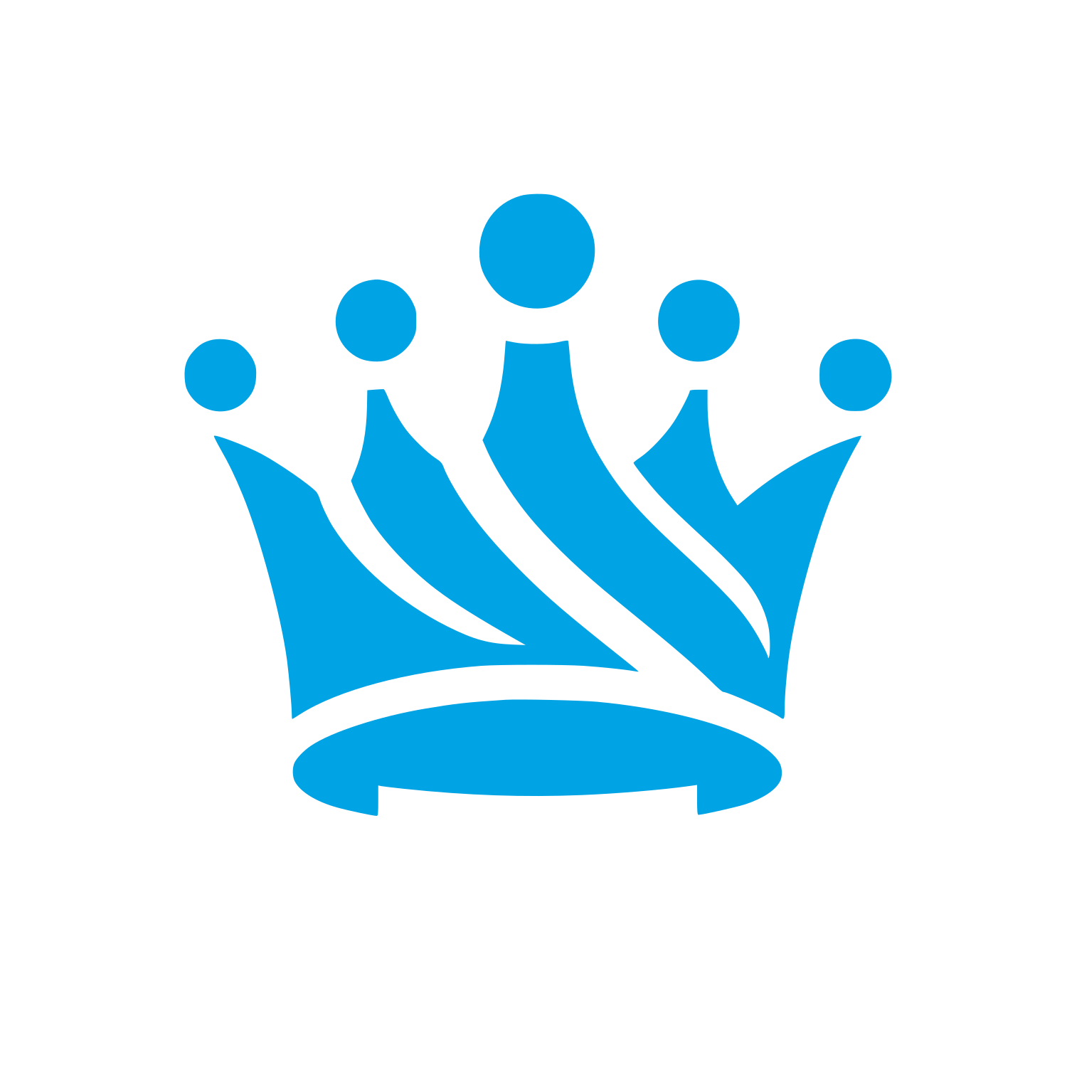 Crown Logo #00a3e4