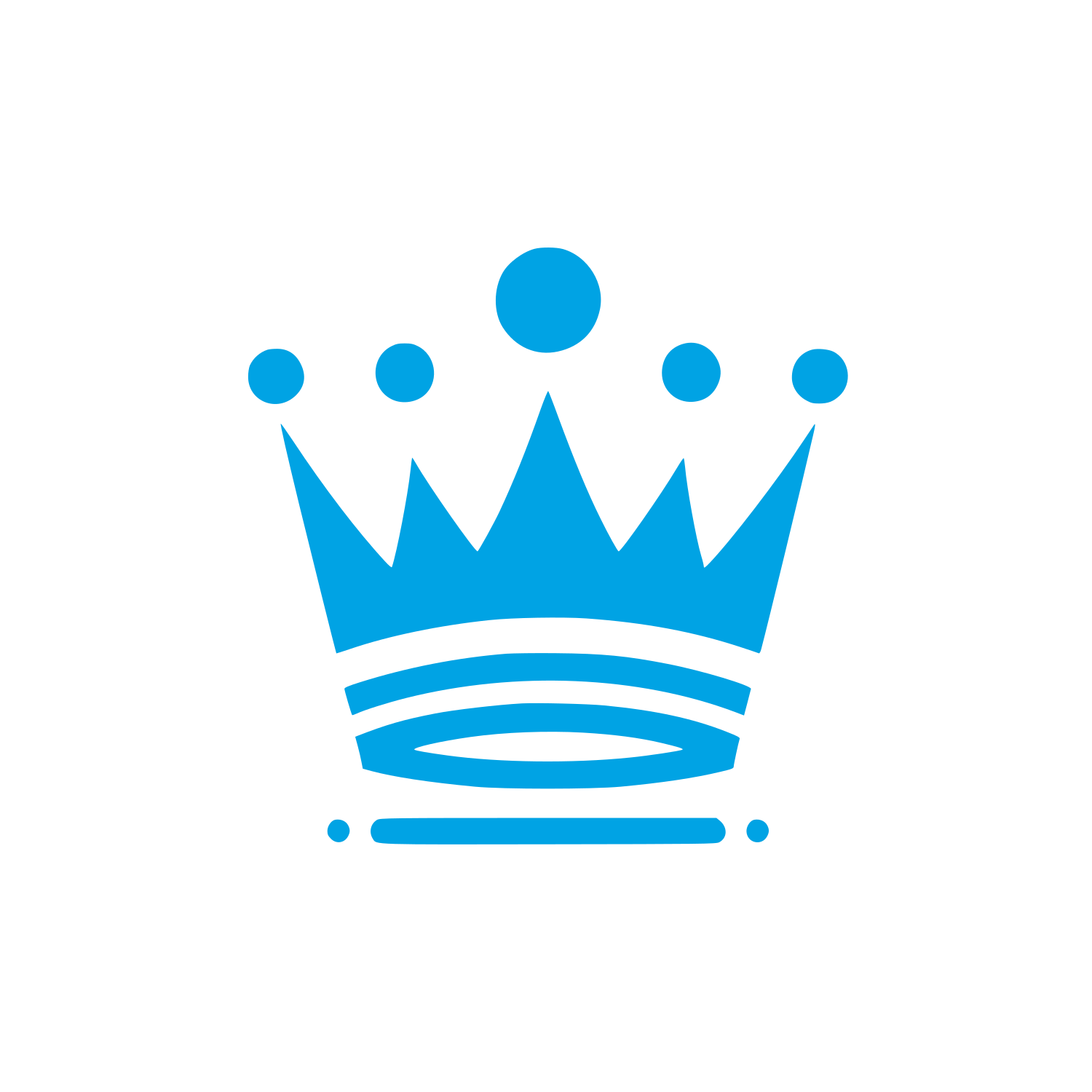 Royal Crown Logo #00a3e4