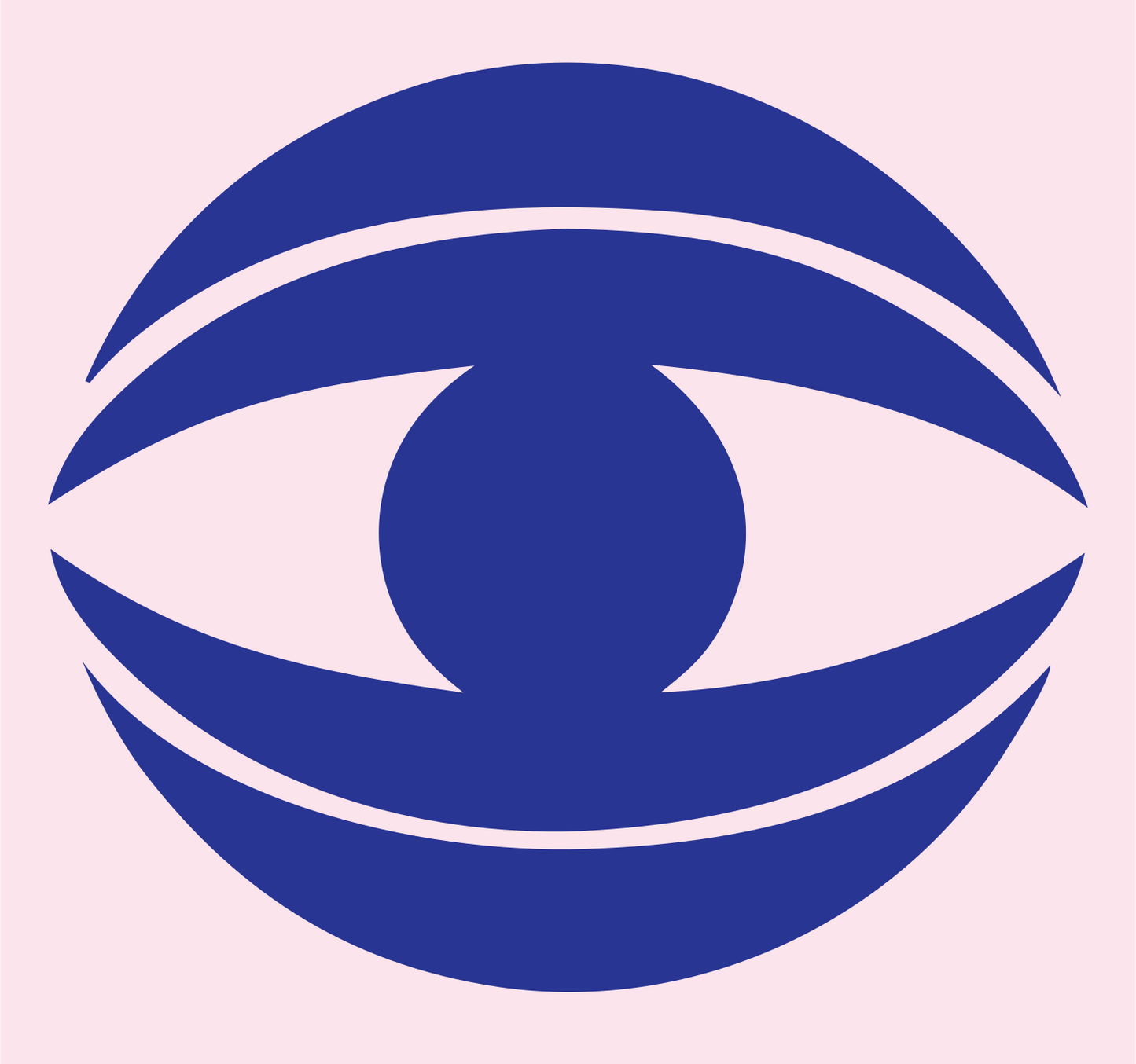 Heavy Eye Globe Mark #fce4ec/#283593
