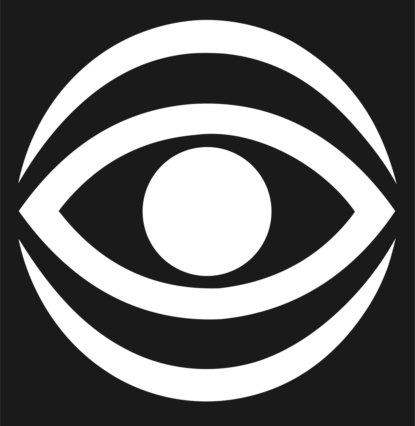 Bold Eye Globe Mark #1a1a1a/#ffffff