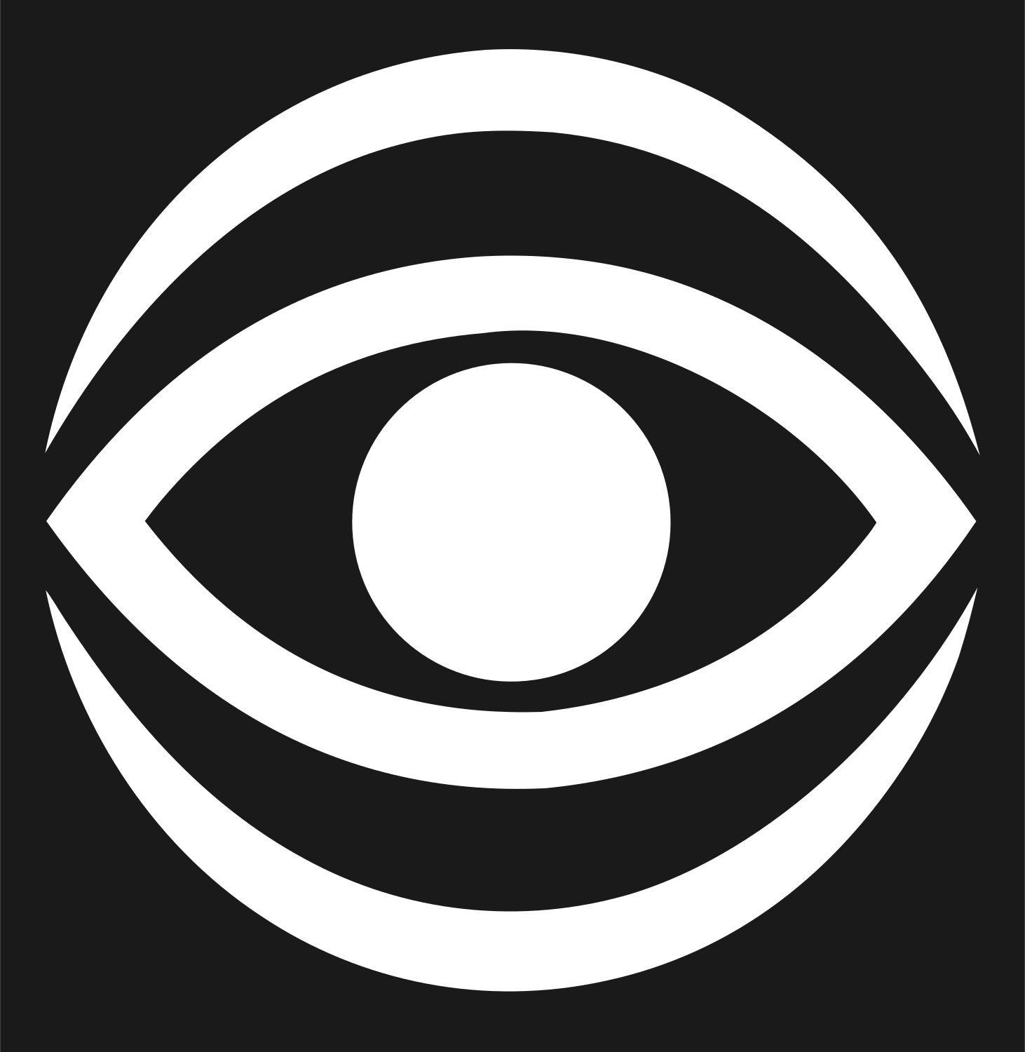 Bold Eye Globe Mark #1a1a1a/#ffffff