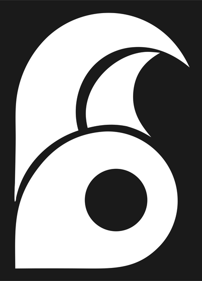 Bold Wave Circle Mark #1a1a1a/#ffffff
