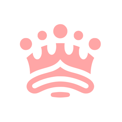 Crown Symbol Logo #ffa6a6