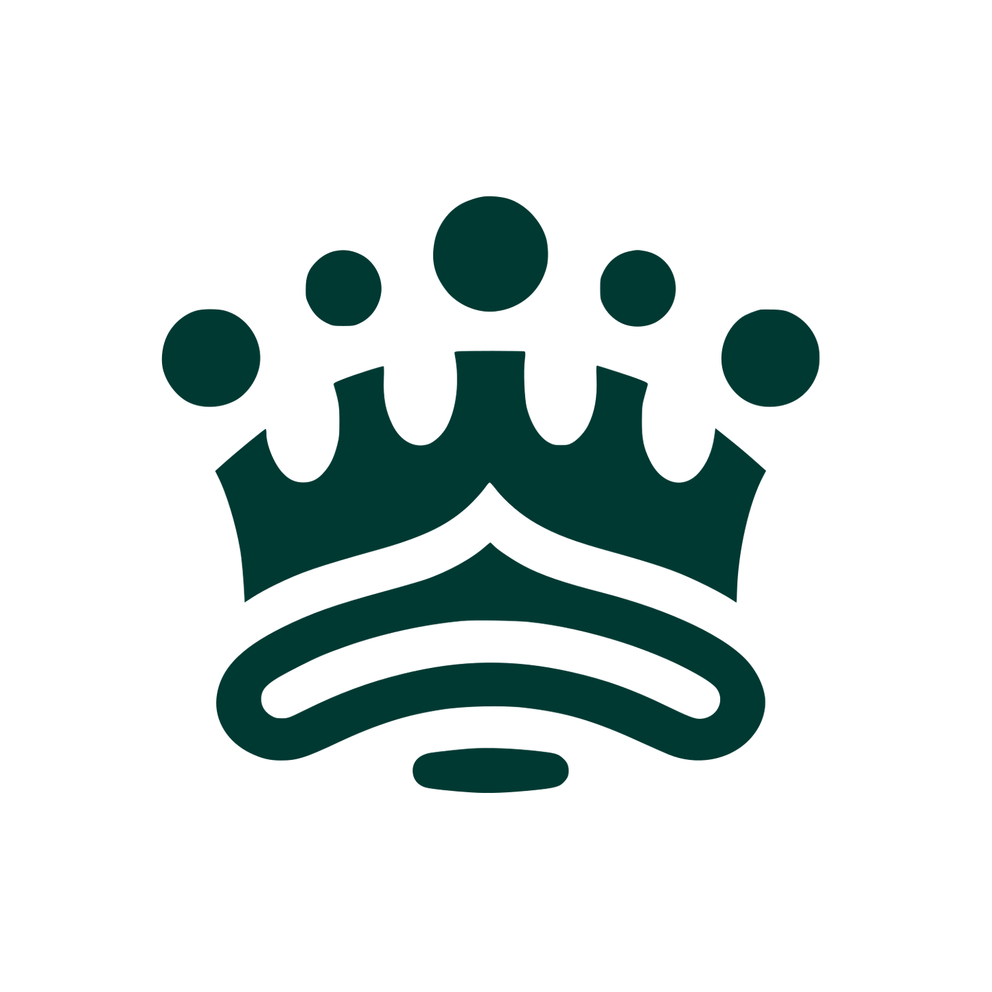 Crown Symbol Logo #003932