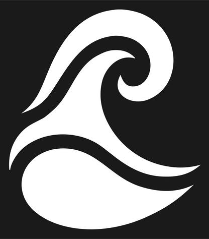 Bold Curl Swell Icon #1a1a1a/#ffffff