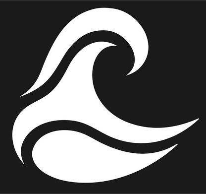 Bold Tidal Wave Icon #1a1a1a/#ffffff