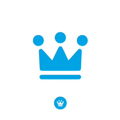 Crown Symbol Logo #00a3e4