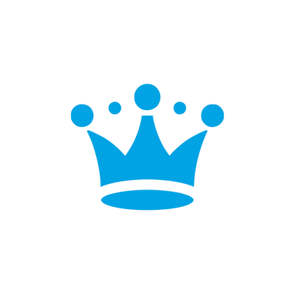 Crown Symbol Logo #00a3e4
