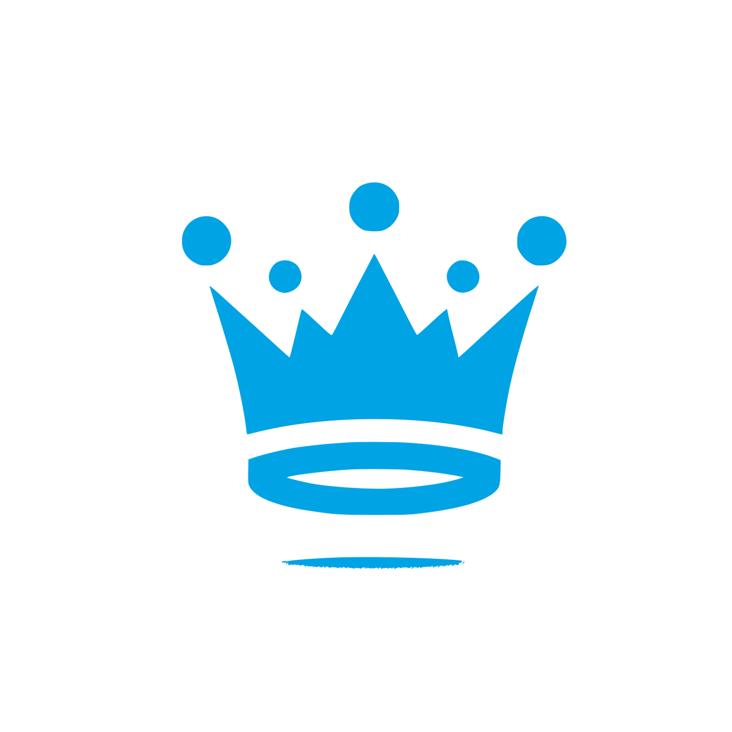 Crown Symbol Logo #00a3e4
