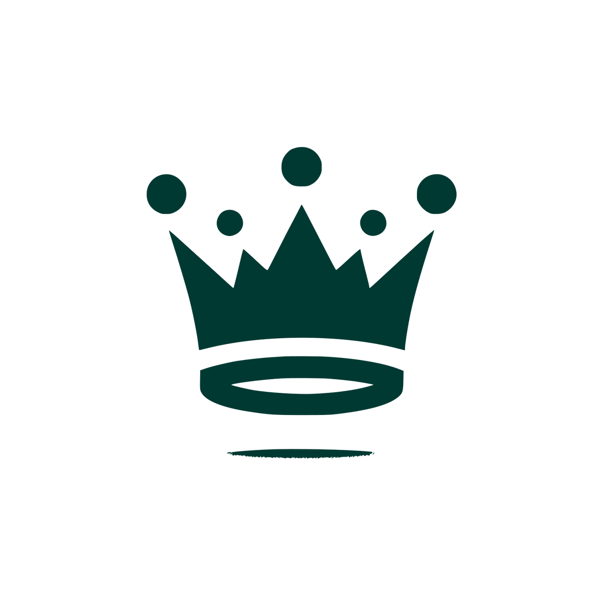 Crown Symbol Logo #003932