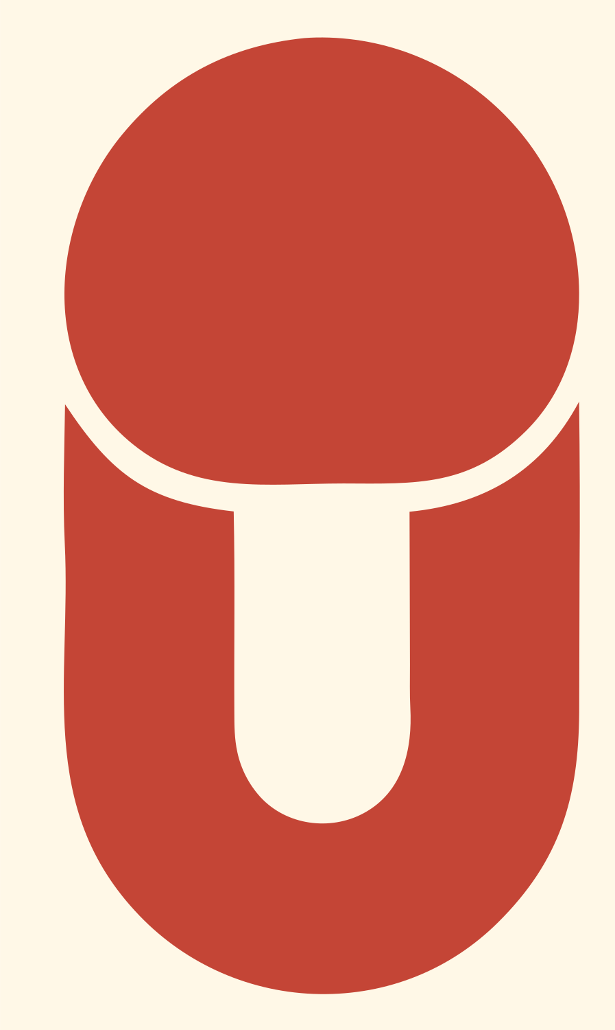 Bold Magnet Bulb Icon #fff8e7/#c44536
