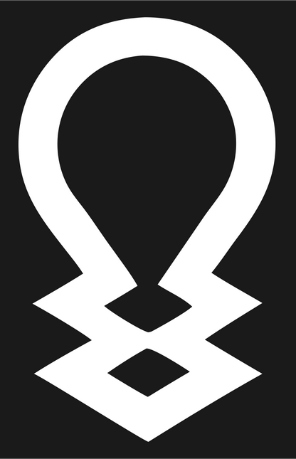 Omega Symbol Bulb Mark #1a1a1a/#ffffff