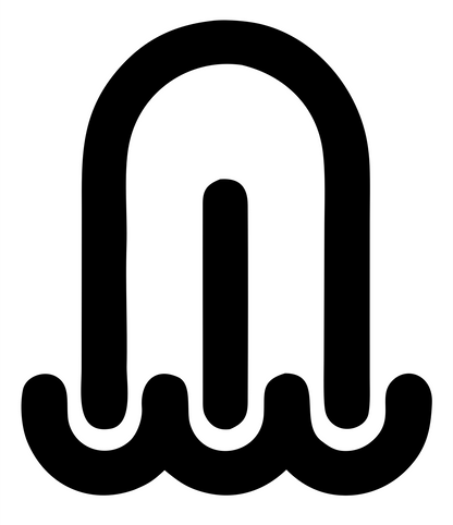 Monoline Filament Bulb Mark #ffffff/#000000