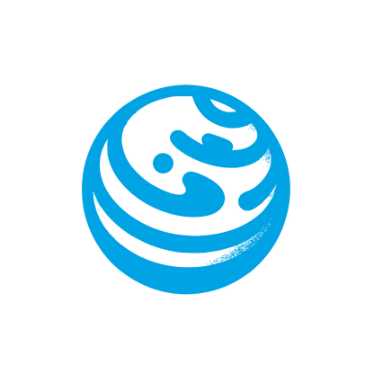 Abstract Yin Yang Logo #00a3e4