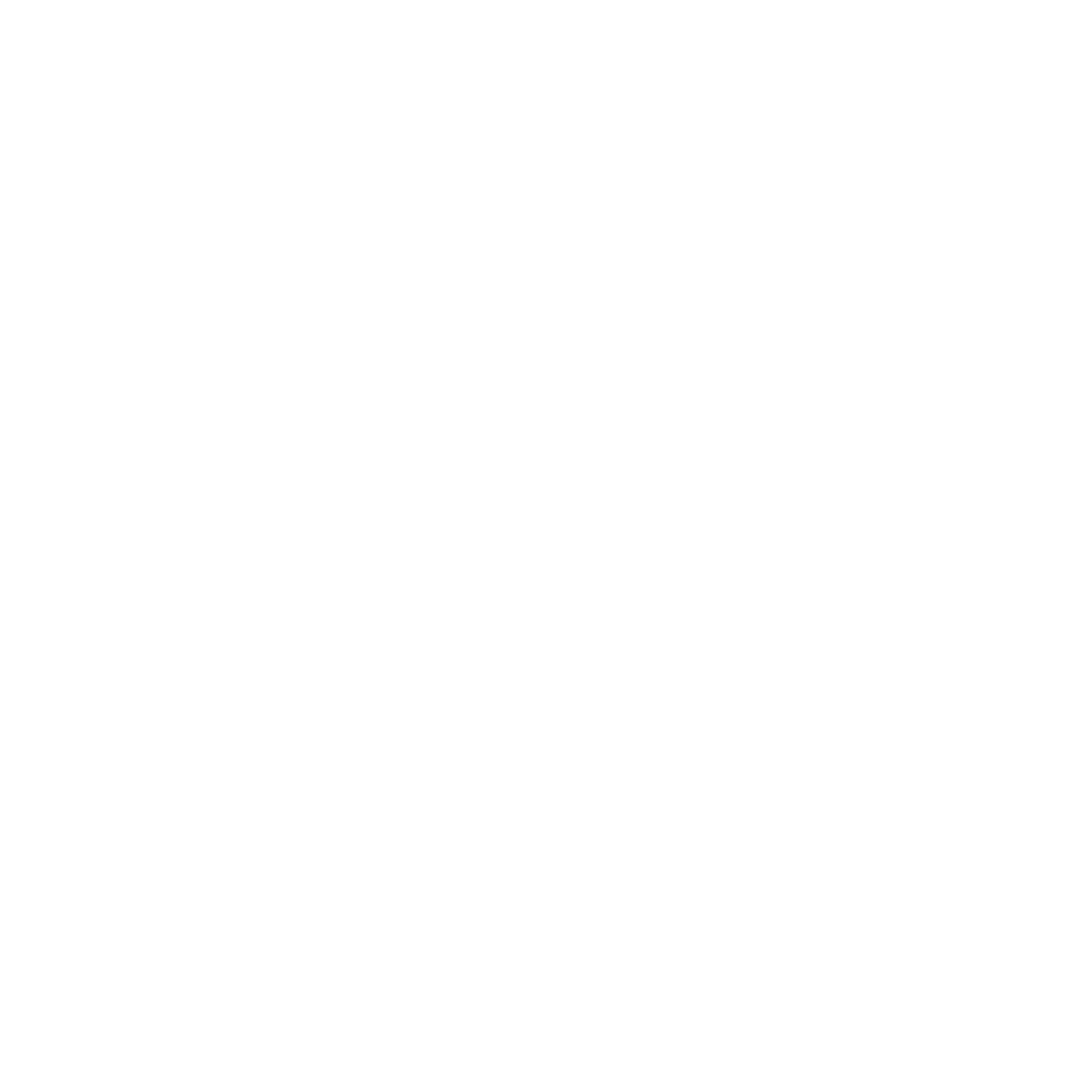Abstract Yin Yang Logo #ffffff