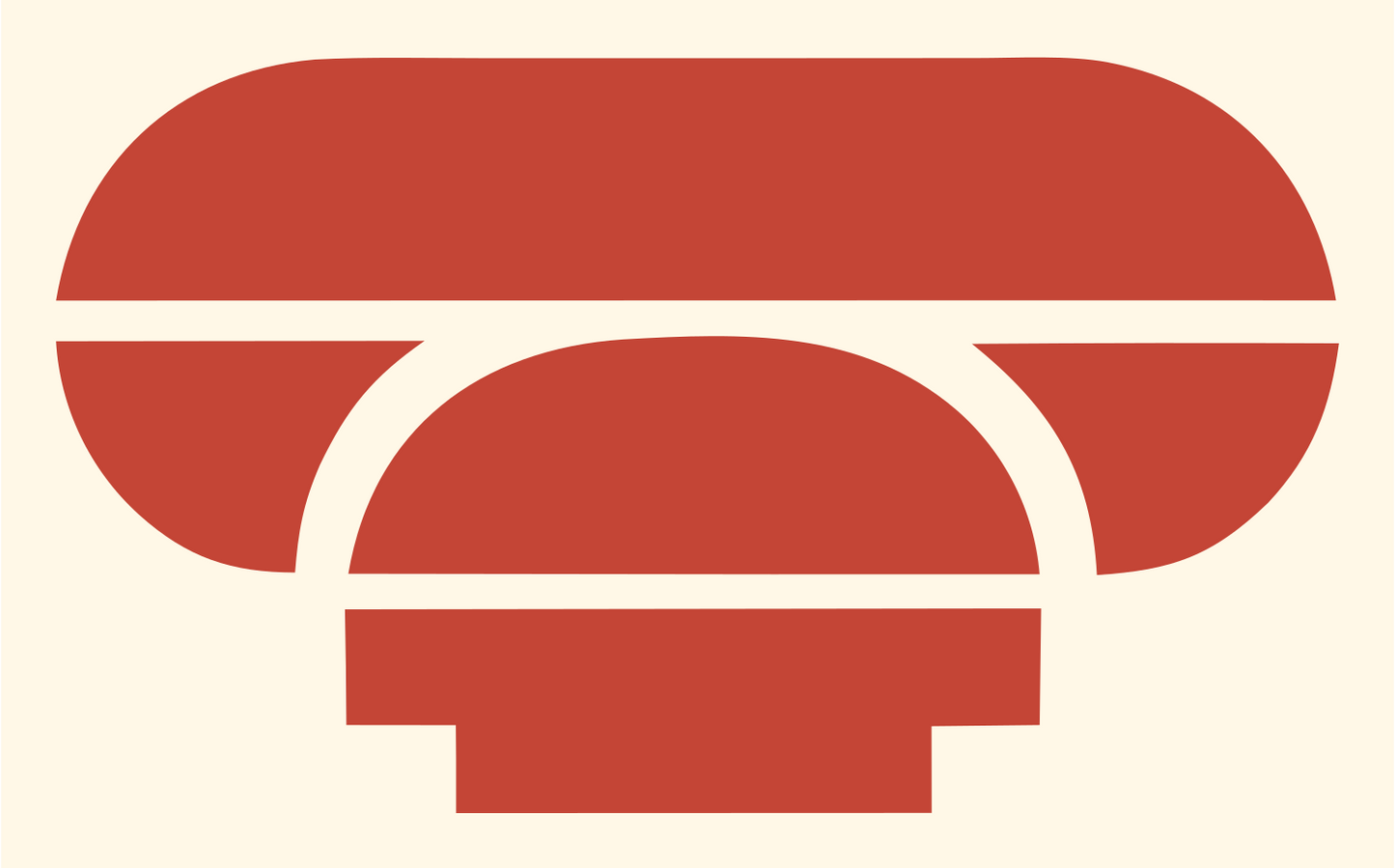 Blocky Light Bulb Icon #fff8e7/#c44536