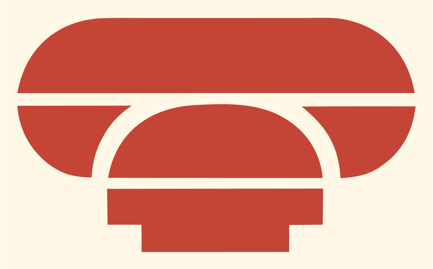 Blocky Light Bulb Icon #fff8e7/#c44536