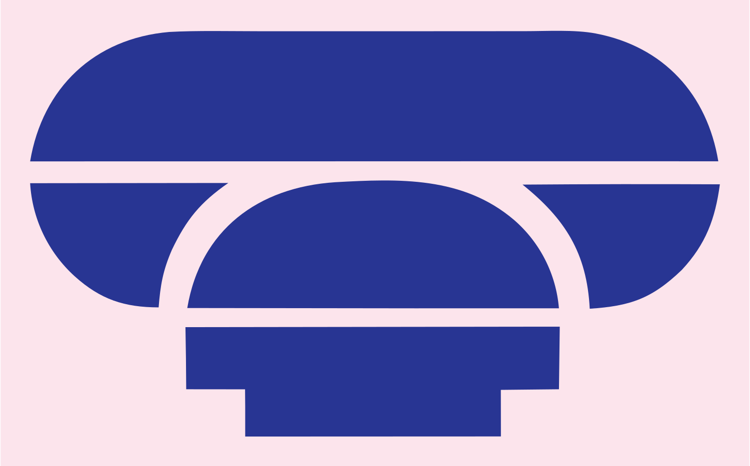 Blocky Light Bulb Icon #fce4ec/#283593