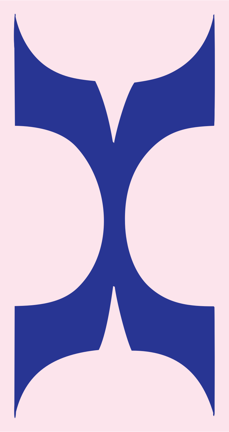 Mirror Lens Loupe Emblem #fce4ec/#283593