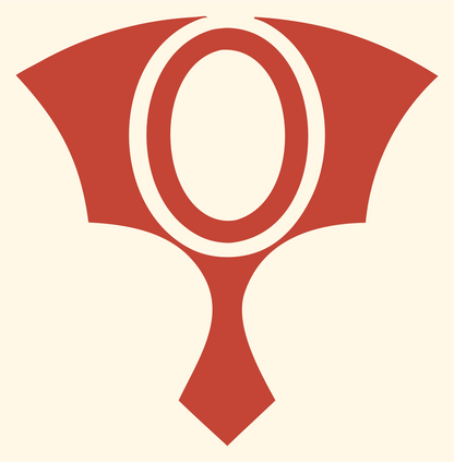 Bold Hand Mirror Emblem #fff8e7/#c44536