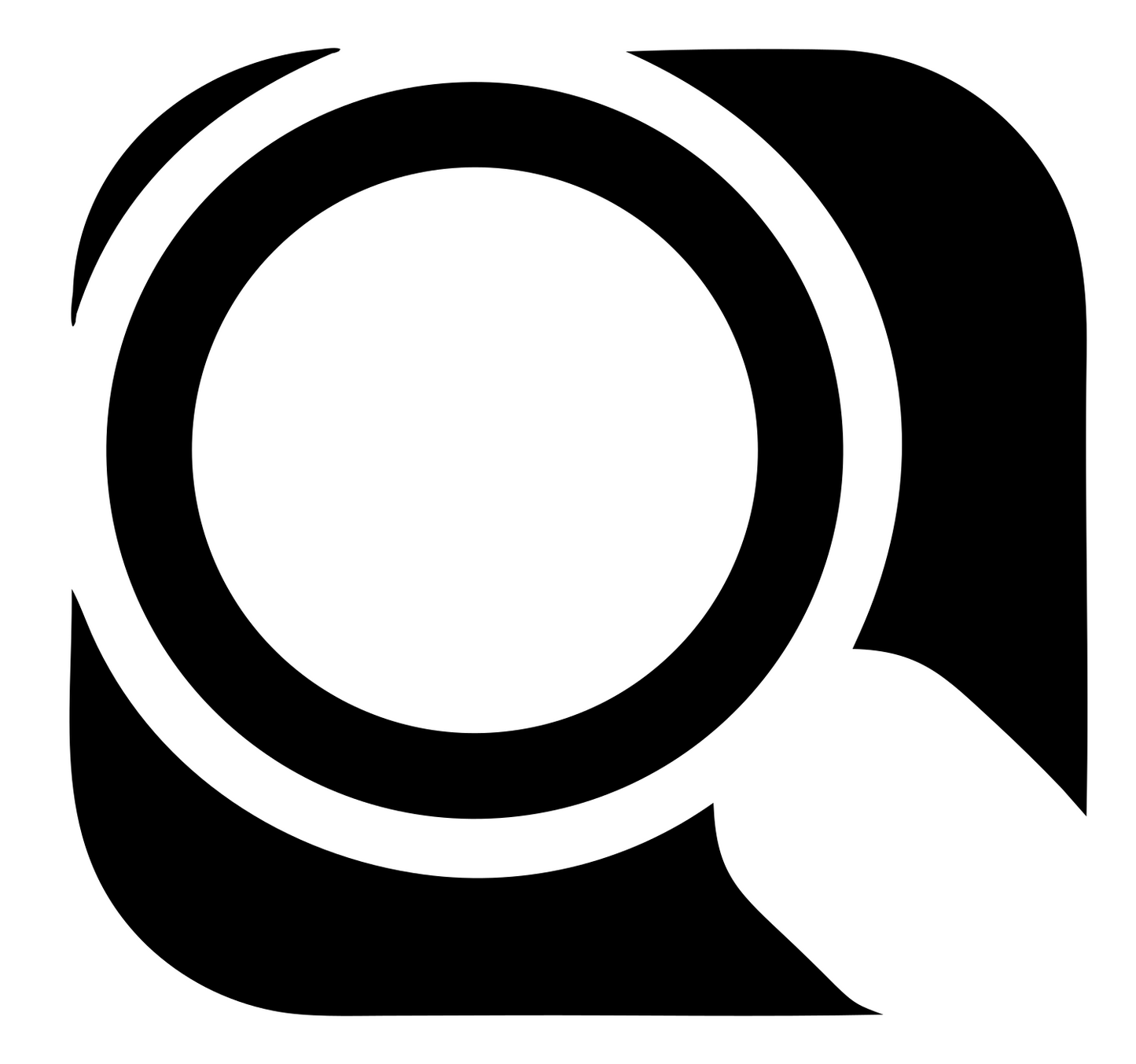 Negative Space Search Mark #ffffff/#000000