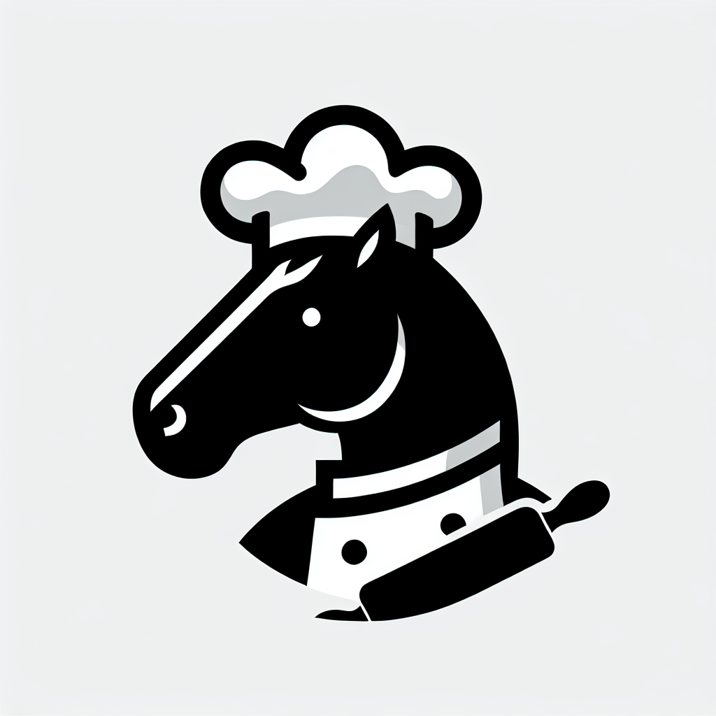 Chef Horse Head Logo