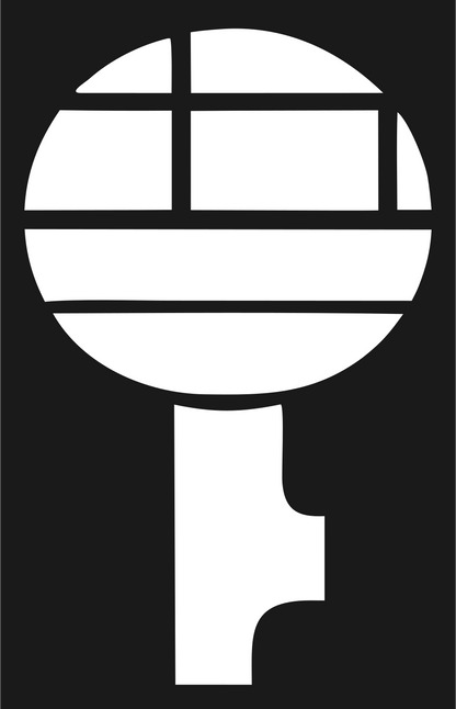 Chunky Grid Loupe Icon #1a1a1a/#ffffff
