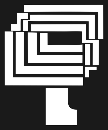 Heavy Pixel Broadcast Tower Icon #1a1a1a/#ffffff