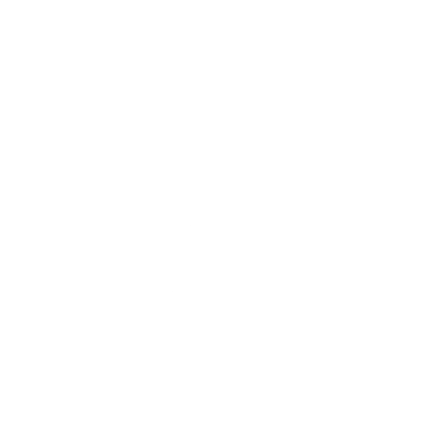 Abstract Sword Flame Logo #ffffff