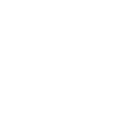 Abstract Sword Flame Logo #ffffff