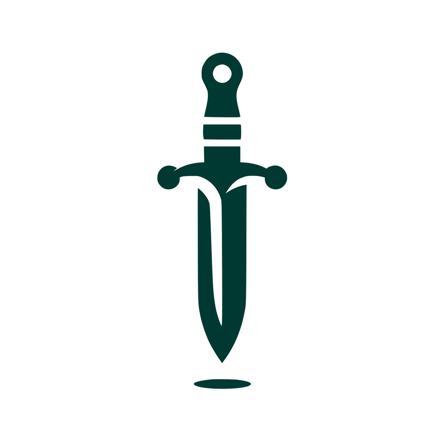 Sword Symbol Logo #003932