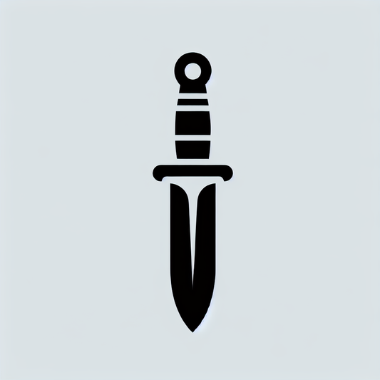 Dagger Silhouette Logo