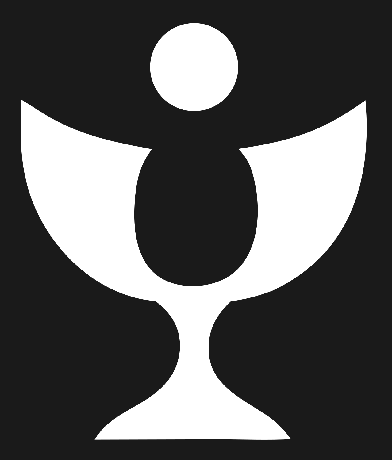 Bold Chalice Circle Trophy Mark #1a1a1a/#ffffff
