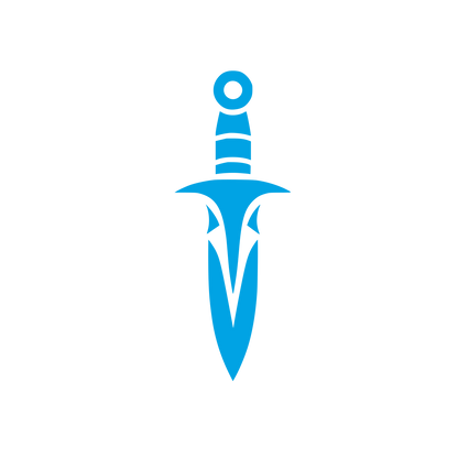 Bold Dagger Logo #00a3e4