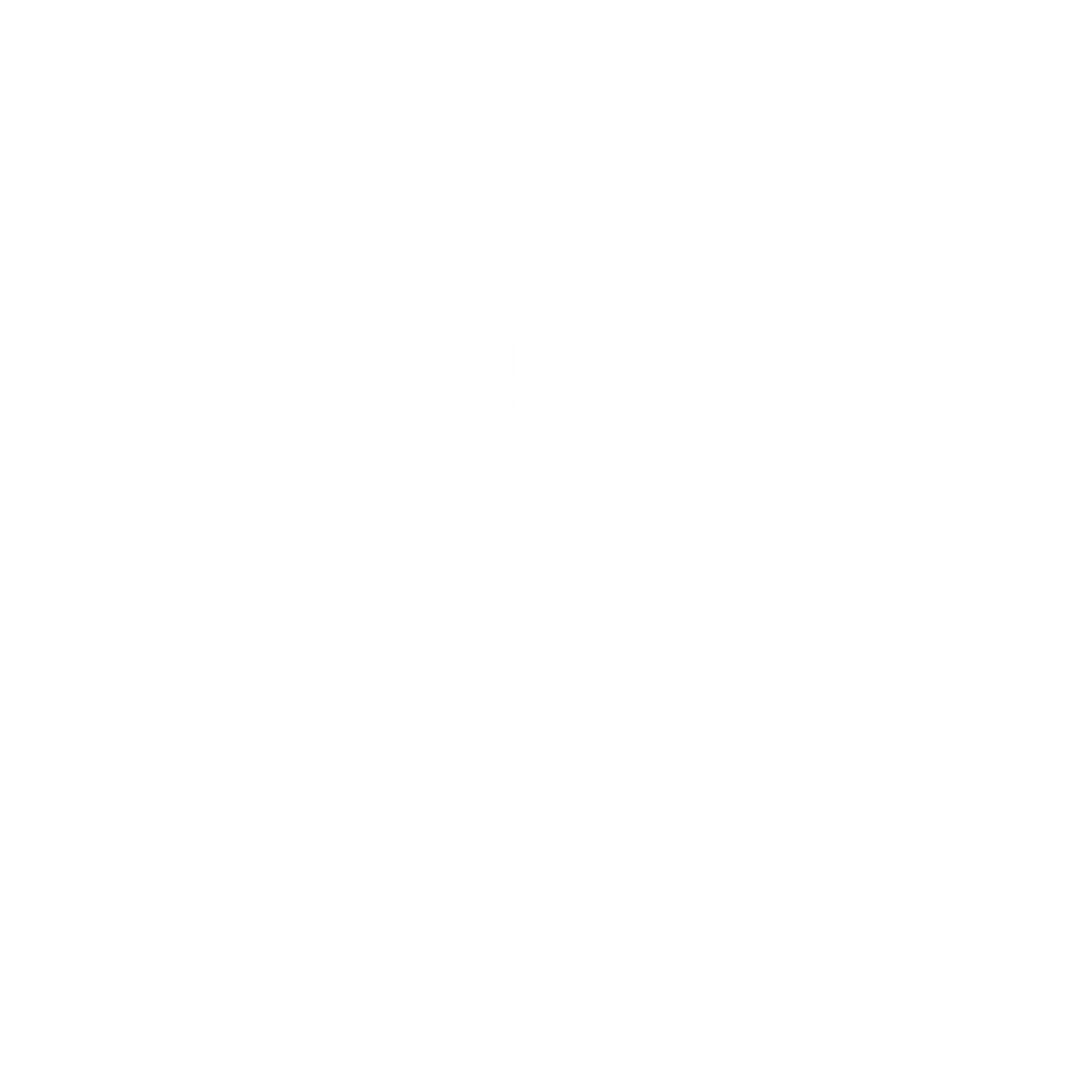 Bold Dagger Logo #ffffff