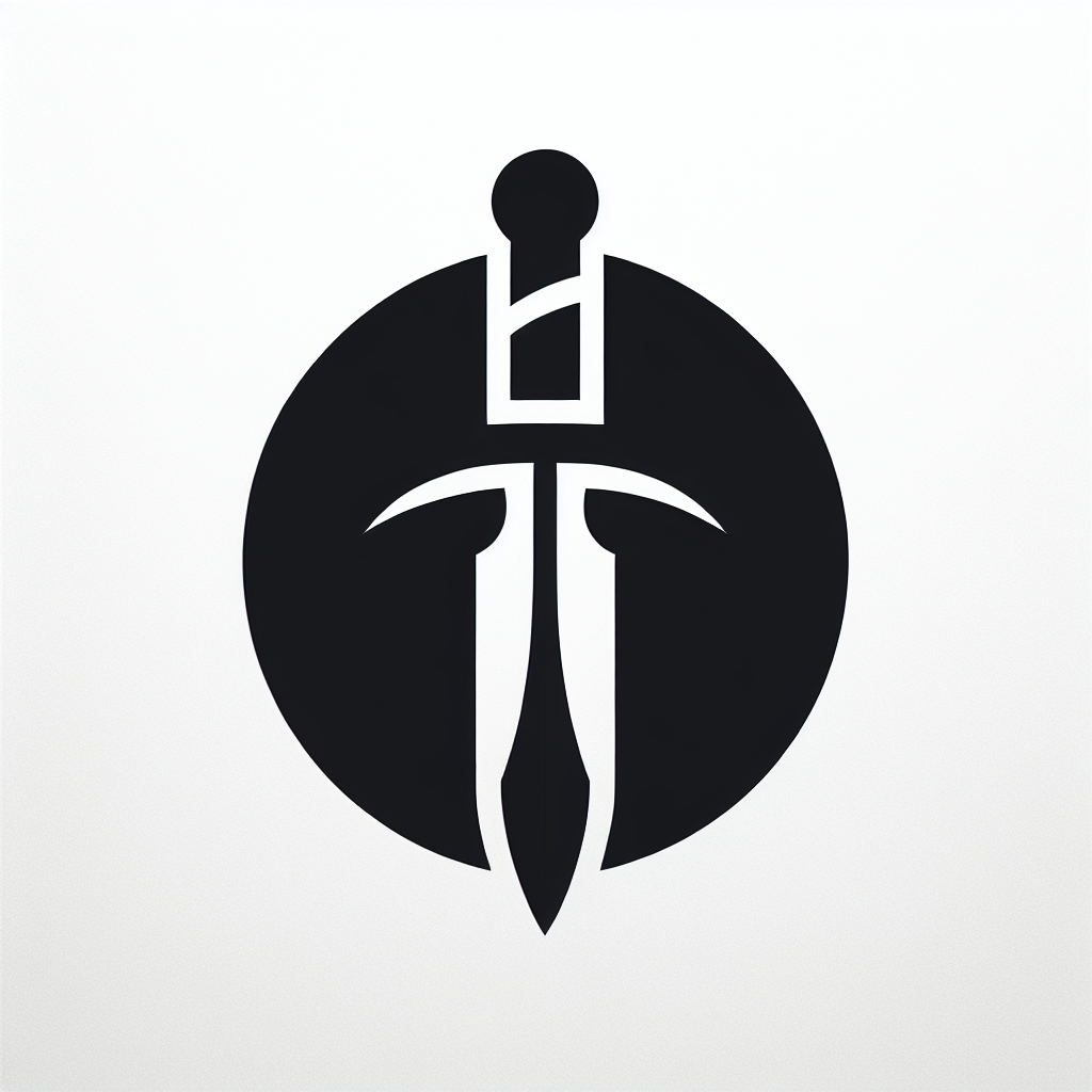 Sword Symbol Logo