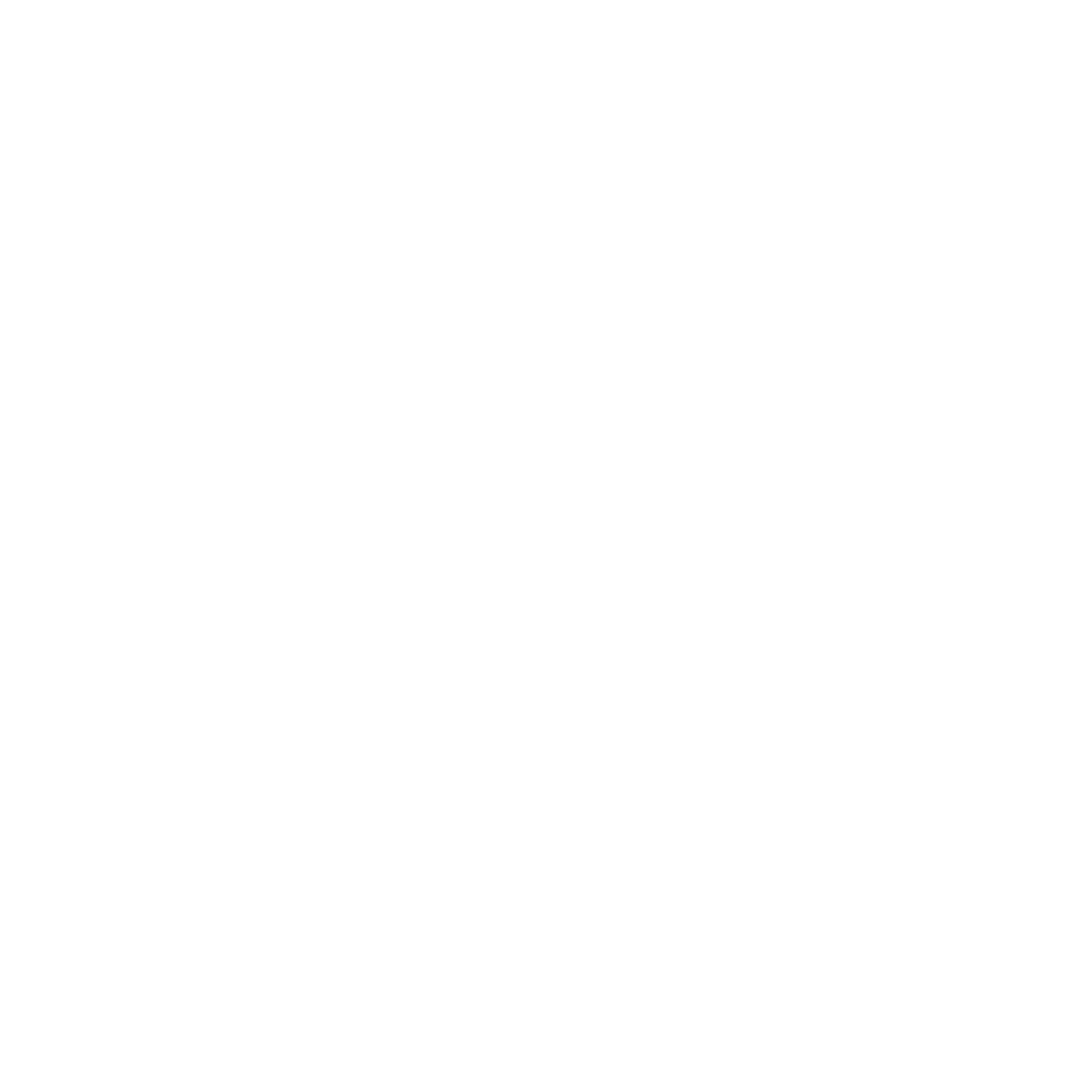 Sword Symbol Logo #ffffff