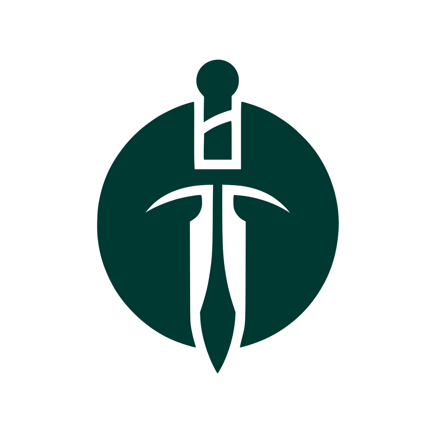 Sword Symbol Logo #003932
