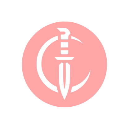 Sword Crescent Logo #ffa6a6