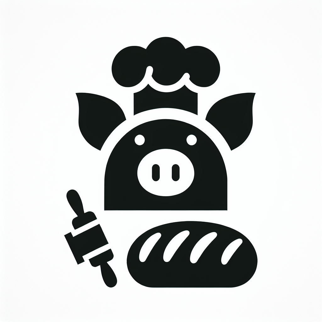 Chef Pig Baker Logo