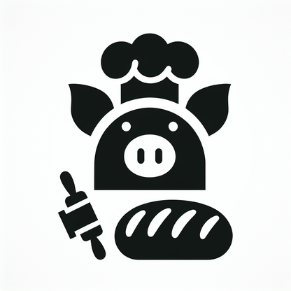 Chef Pig Baker Logo