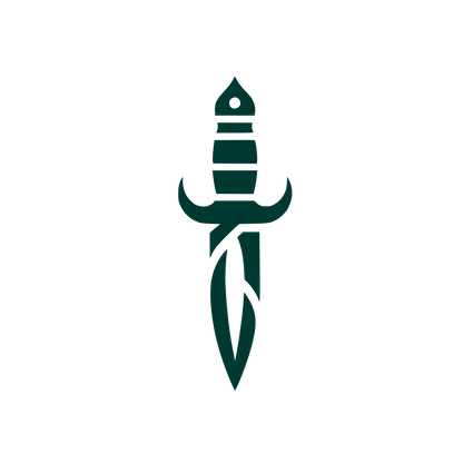 Bold Dagger Logo #003932