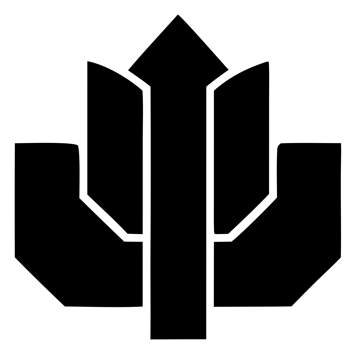 Heavy Lotus Crystal Emblem #ffffff/#000000