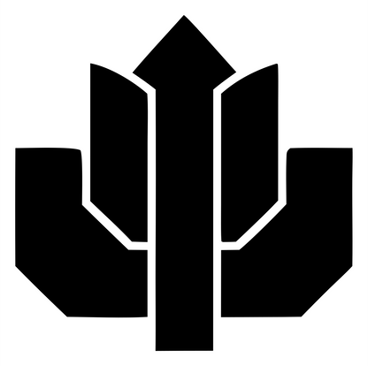 Heavy Lotus Crystal Emblem #ffffff/#000000