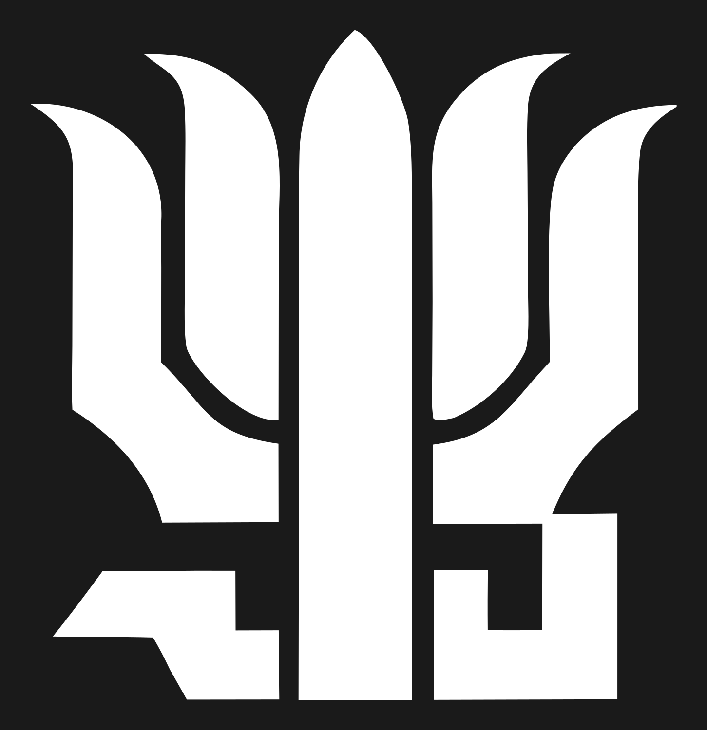 Bold Lotus Trident Mark #1a1a1a/#ffffff