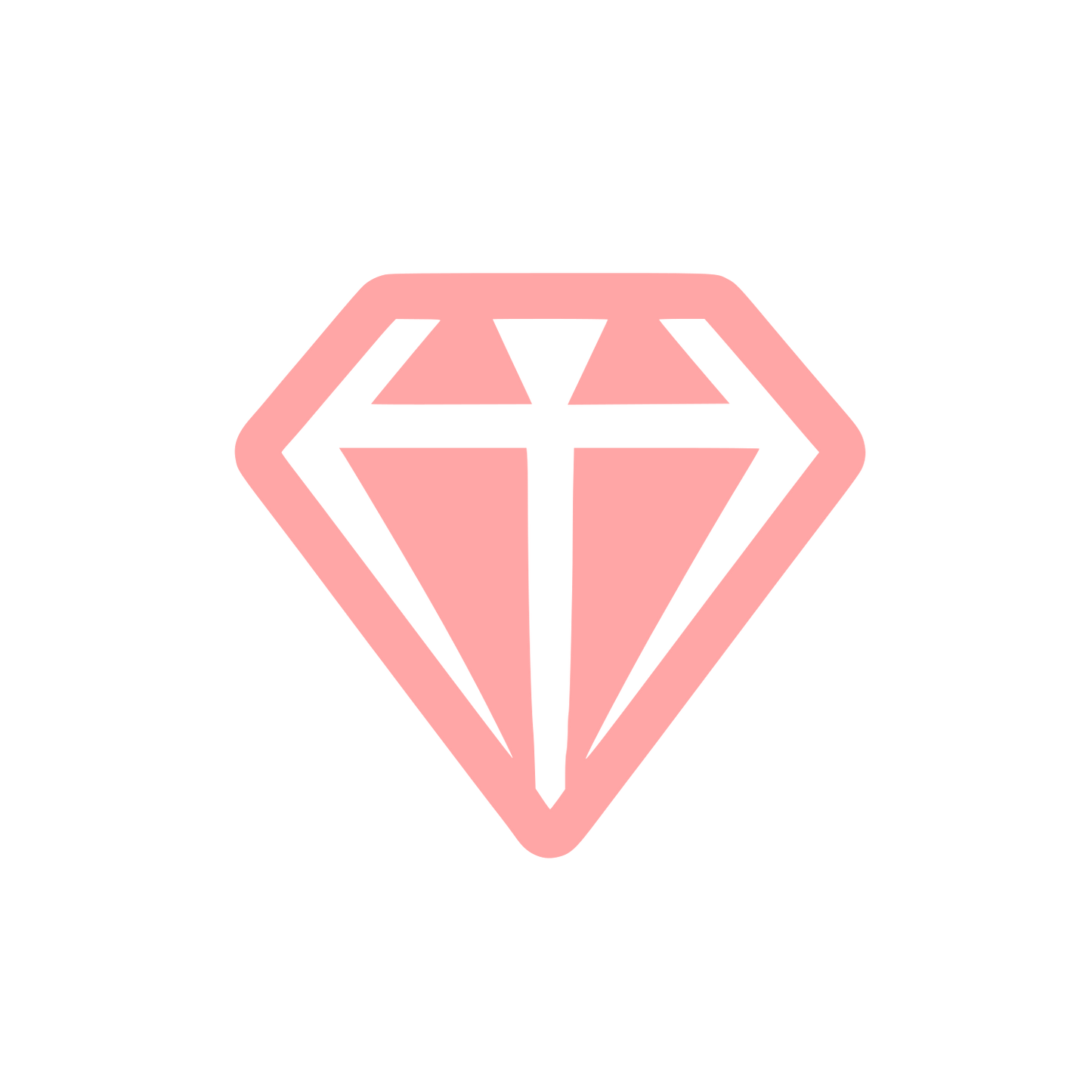 Diamond Shape Logo #ffa6a6